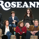 Cast members and executive producers of the television show Roseanne onstage during the ABC Television/Disney portion of the 2018 Winter Television Critics Association Press Tour at the Langham Huntington, Pasadena, on Jan. 8, 2018, in Pasadena, Calif.